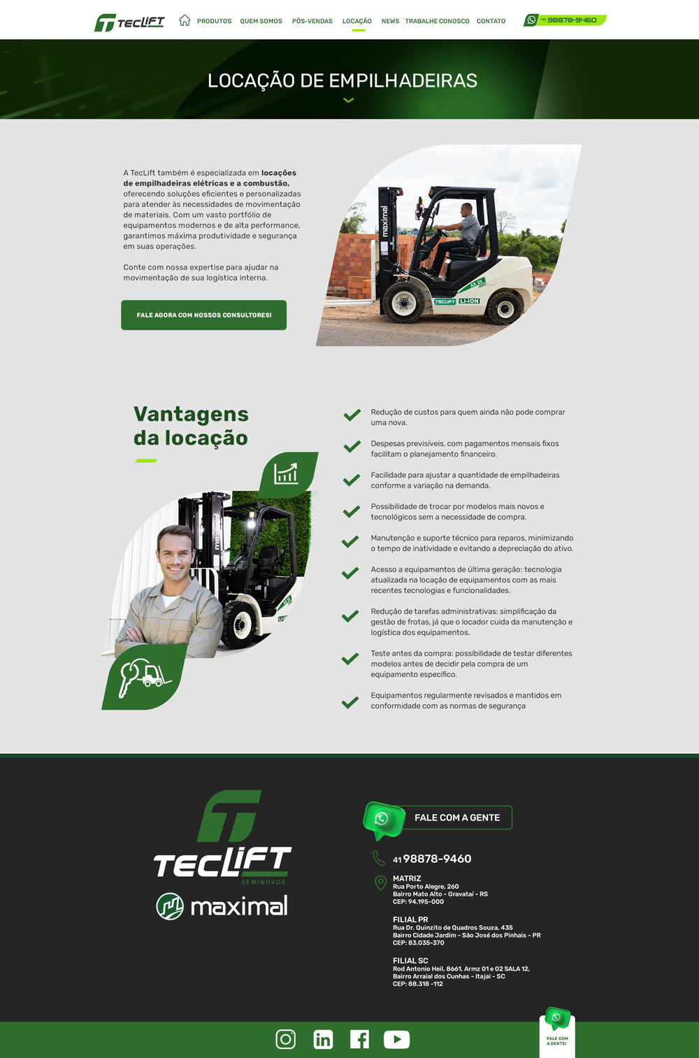 [Gustavo Aguiar] Teclift website
