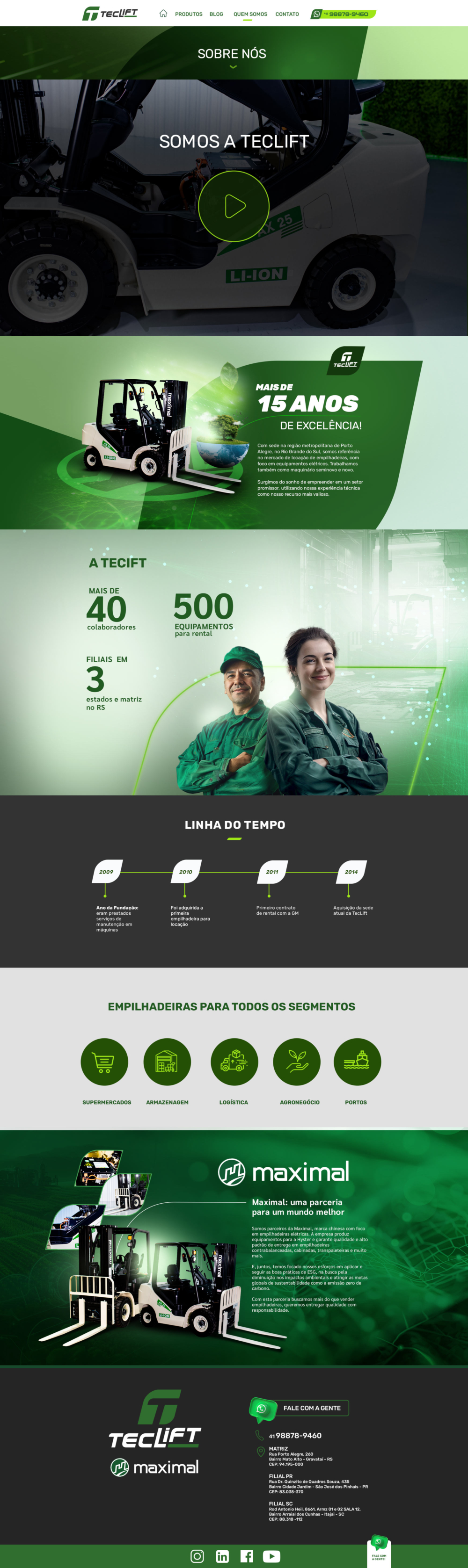 [Gustavo Aguiar] Teclift website